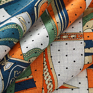 La Berline Bayadere scarf 45 - Green | Hermès Netherlands